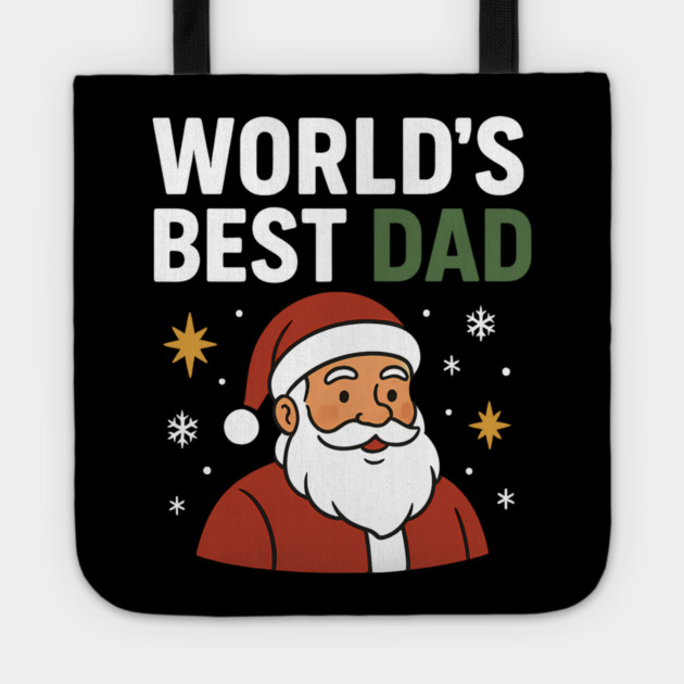 World's Best Dad Christmas Fatherhood Gift Tote by The Fatherhood Brand