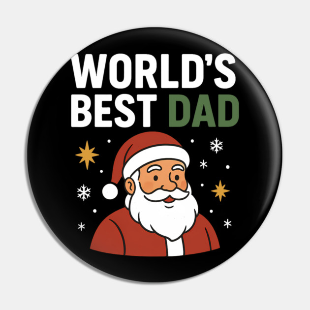 World's Best Dad Christmas Fatherhood Gift Pin by The Fatherhood Brand