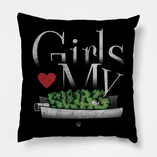 Girls Love My Swag Pillow by Wrongteeshirt