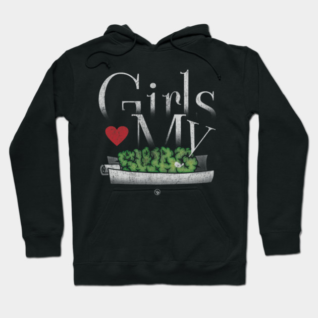 Girls Love My Swag Hoodie by Wrongteeshirt
