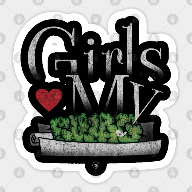 Girls Love My Swag Sticker by Wrong