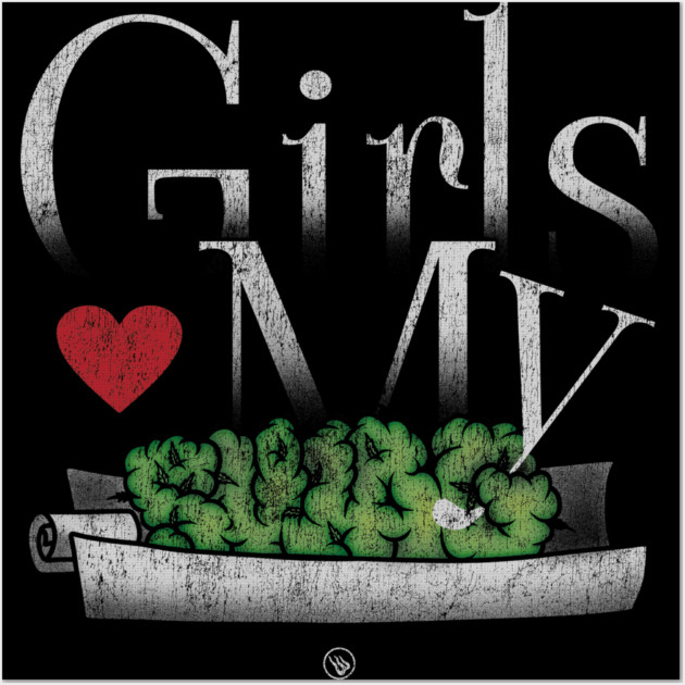 Girls Love My Swag Wall Art by Wrongteeshirt
