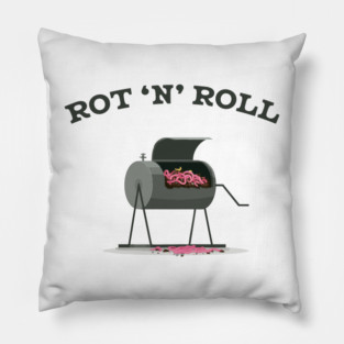 Compost Worm Humor Graphic Pillow