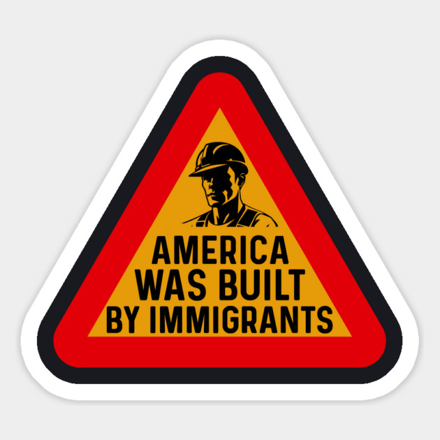 America Was Built By Immigrants Magnet by Charles's Store 8