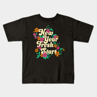 New Year Fresh Start Kids T-Shirt