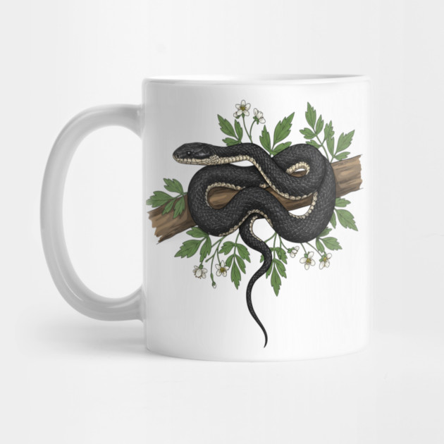 Rat Snake with Woodland Florals by BirdsnStuff