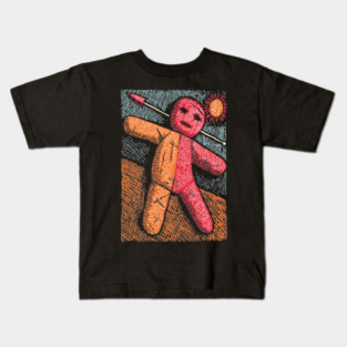 Surreal Voodoo Doll Art | Dark Humor Kids T-Shirt