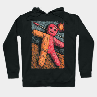 Surreal Voodoo Doll Art | Dark Humor Hoodie