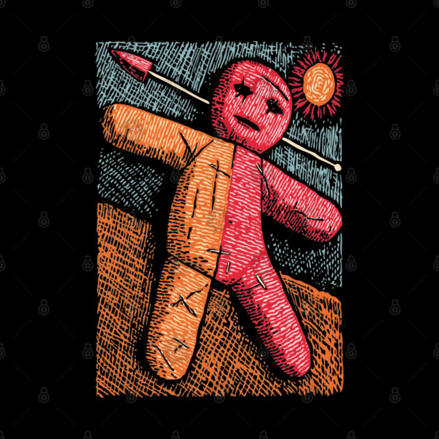 Surreal Voodoo Doll Art | Dark Humor by TuncGK