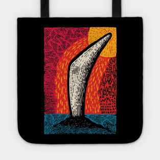 Aboriginal Boomerang Vintage Art Design - Retro Style Tote