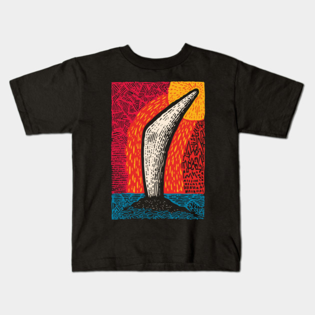Aboriginal Boomerang Vintage Art Design - Retro Style Kids T-Shirt by TuncGK