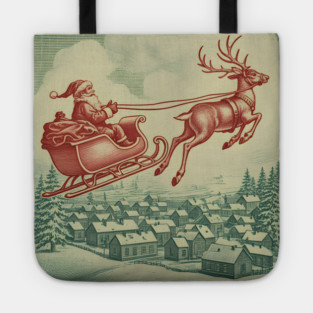 Classic-Christmas-Stamp Tote