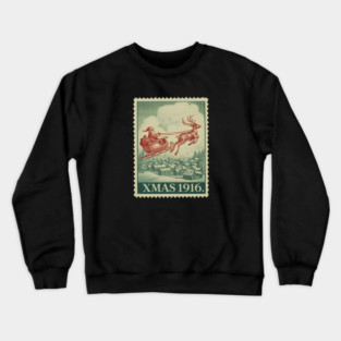 Classic-Christmas-Stamp Crewneck Sweatshirt
