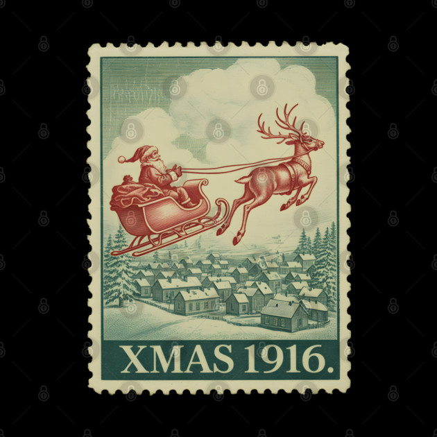 Classic-Christmas-Stamp by JessArty