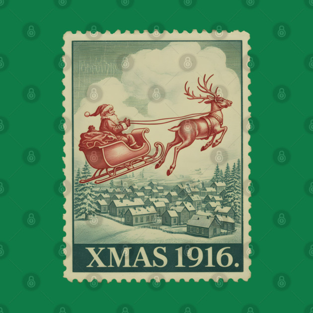 Classic-Christmas-Stamp by JessArty