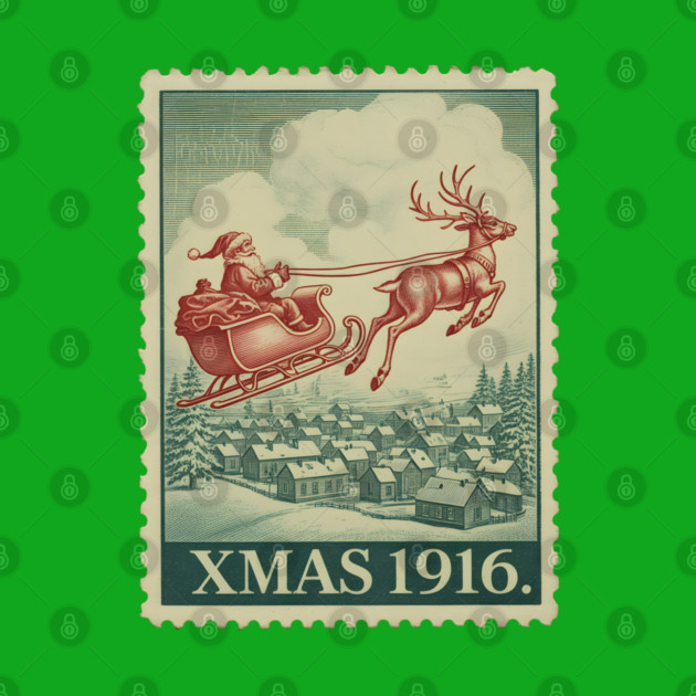 Classic-Christmas-Stamp by JessArty