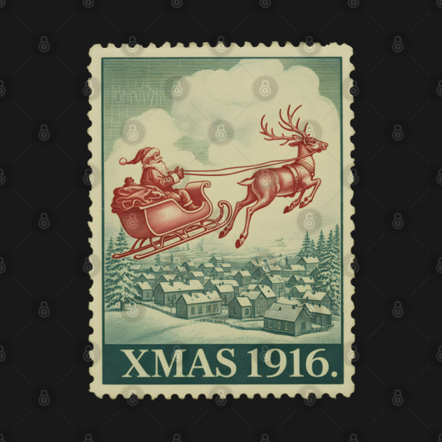 Classic-Christmas-Stamp by JessArty