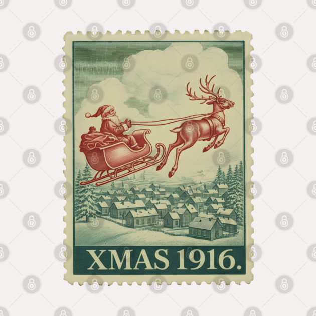 Classic-Christmas-Stamp by JessArty