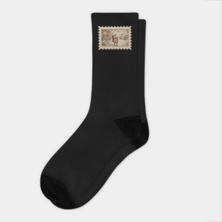 Classic-Christmas-Stamp Socks