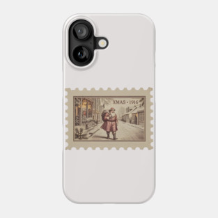 Classic-Christmas-Stamp Phone Case