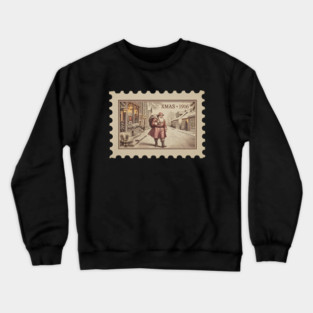 Classic-Christmas-Stamp Crewneck Sweatshirt