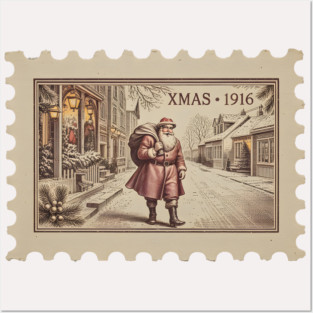 Classic-Christmas-Stamp Posters and Art