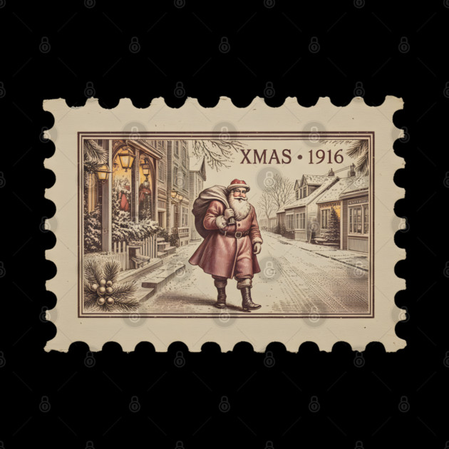 Classic-Christmas-Stamp by JessArty