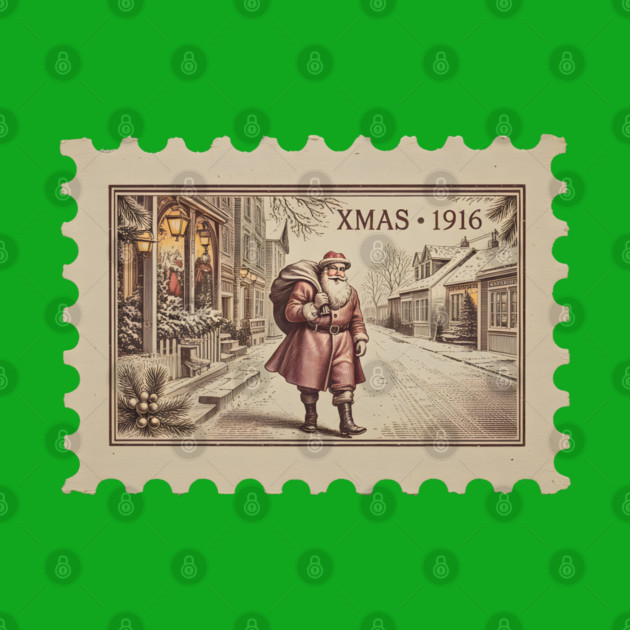 Classic-Christmas-Stamp by JessArty