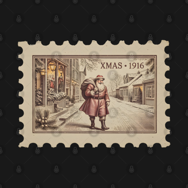 Classic-Christmas-Stamp by JessArty