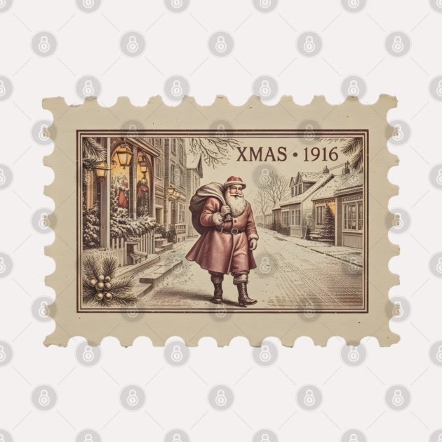 Classic-Christmas-Stamp by JessArty