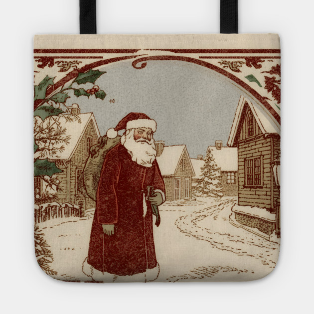 Classic-Christmas-Stamp Tote by JessArty