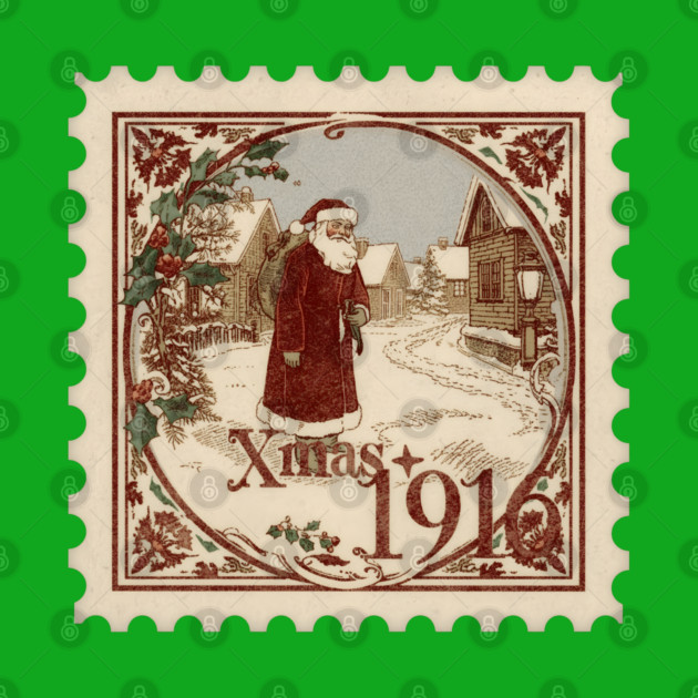 Classic-Christmas-Stamp by JessArty