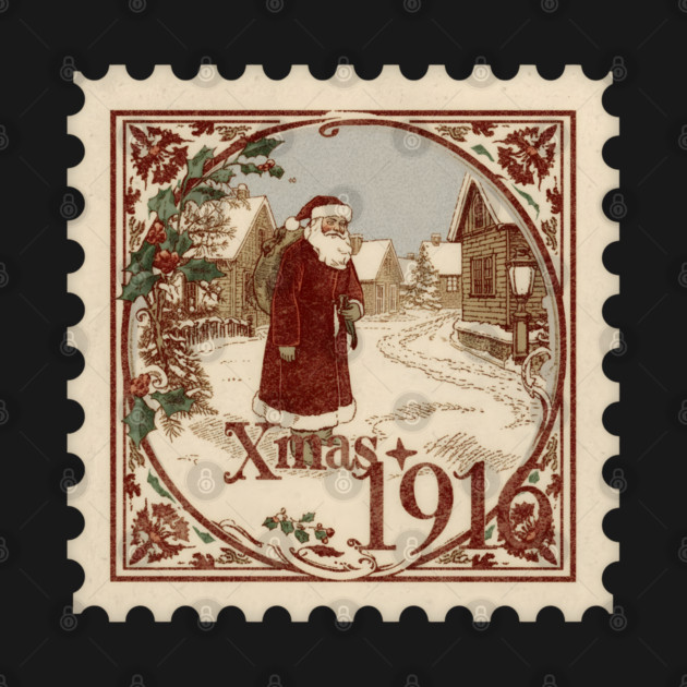 Classic-Christmas-Stamp by JessArty