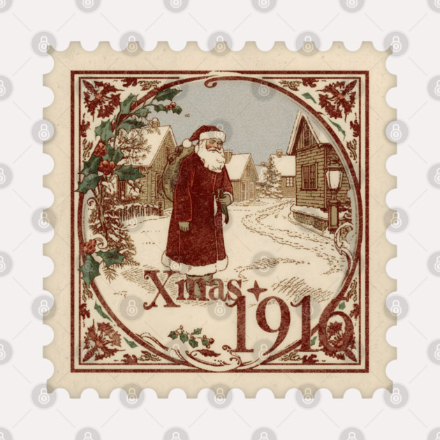 Classic-Christmas-Stamp by JessArty
