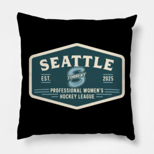 PWHL Seattle Torrent Pacific Force 2025 Pillow