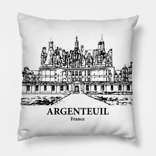 Argenteuil - France Pillow by Lakeric