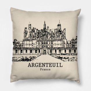 Argenteuil - France Pillow