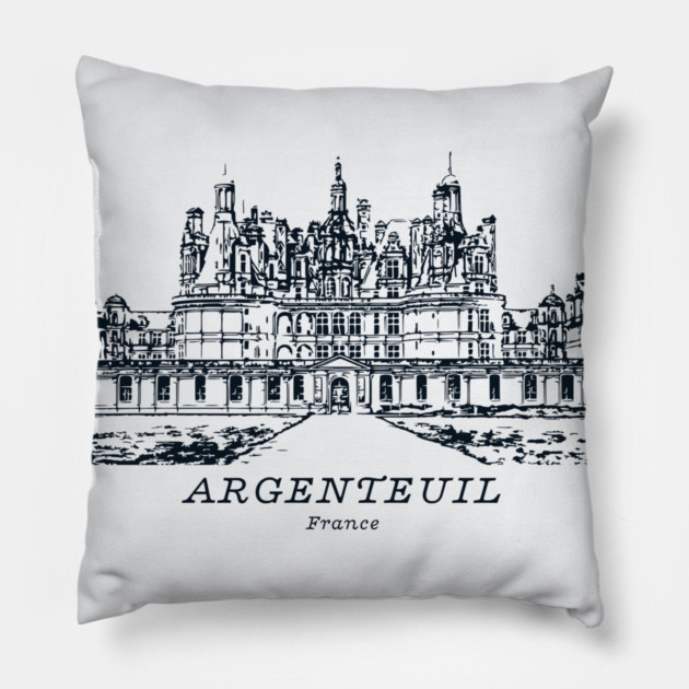 Argenteuil - France Pillow by Lakeric