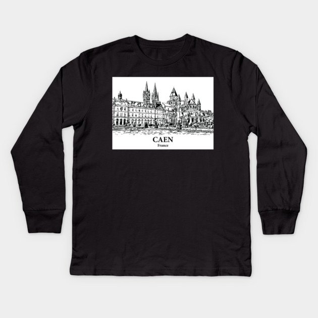 Caen - France Kids Long Sleeve T-Shirt by Lakeric
