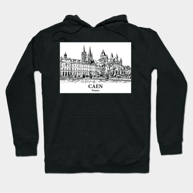 Caen - France Hoodie by Lakeric