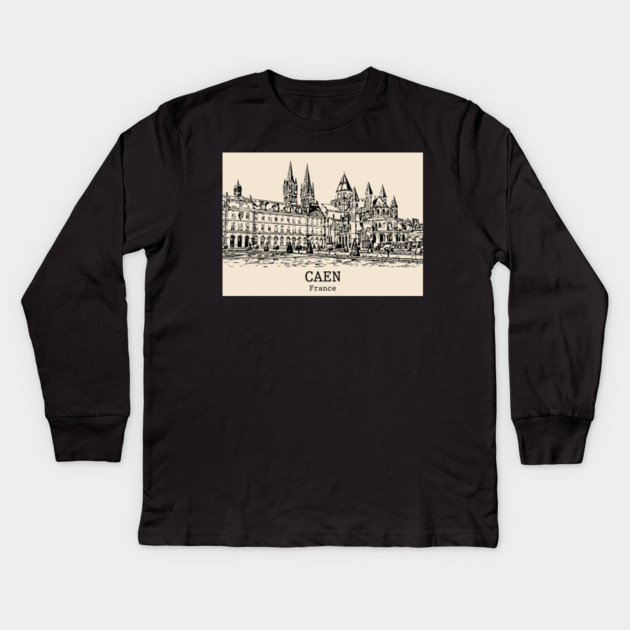 Caen - France Kids Long Sleeve T-Shirt by Lakeric