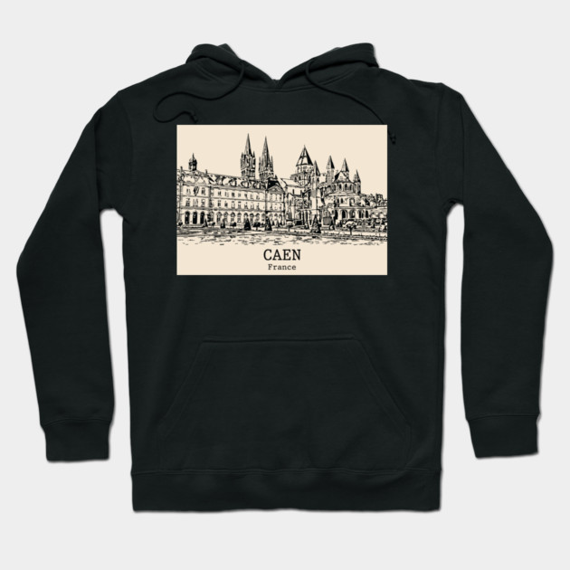Caen - France Hoodie by Lakeric