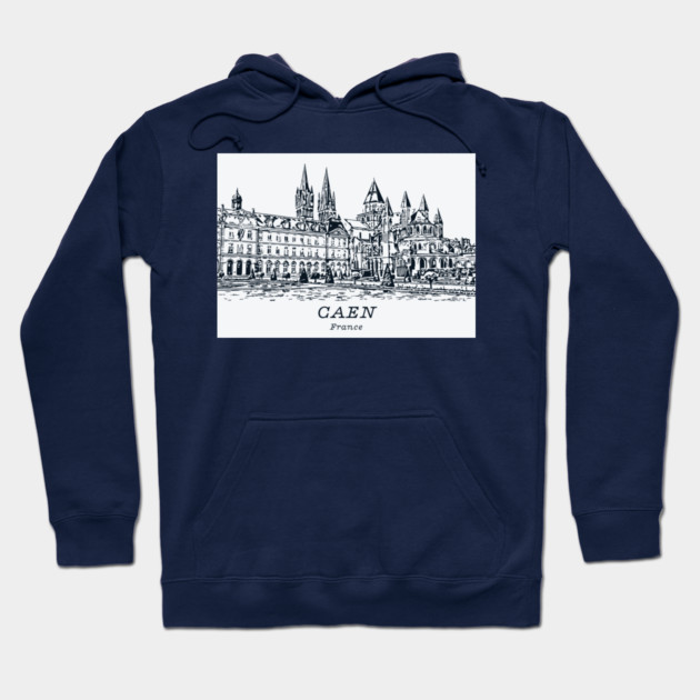Caen - France Hoodie by Lakeric