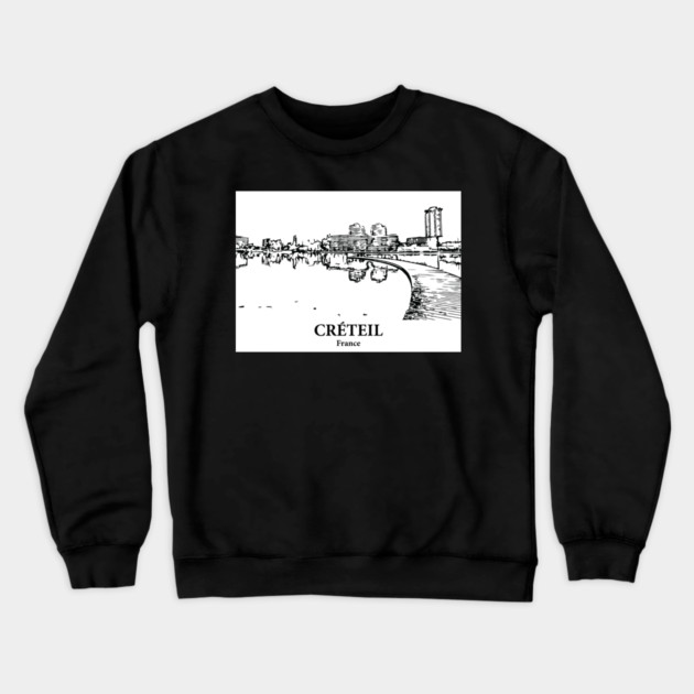 Créteil - France Crewneck Sweatshirt by Lakeric