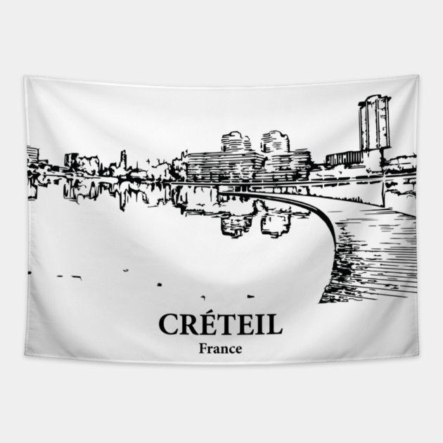 Créteil - France Tapestry by Lakeric