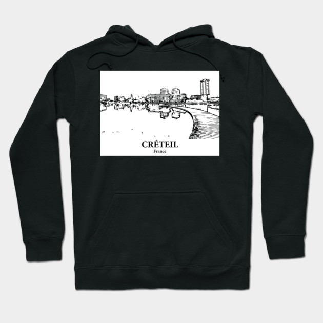 Créteil - France Hoodie by Lakeric