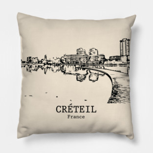 Créteil - France Pillow