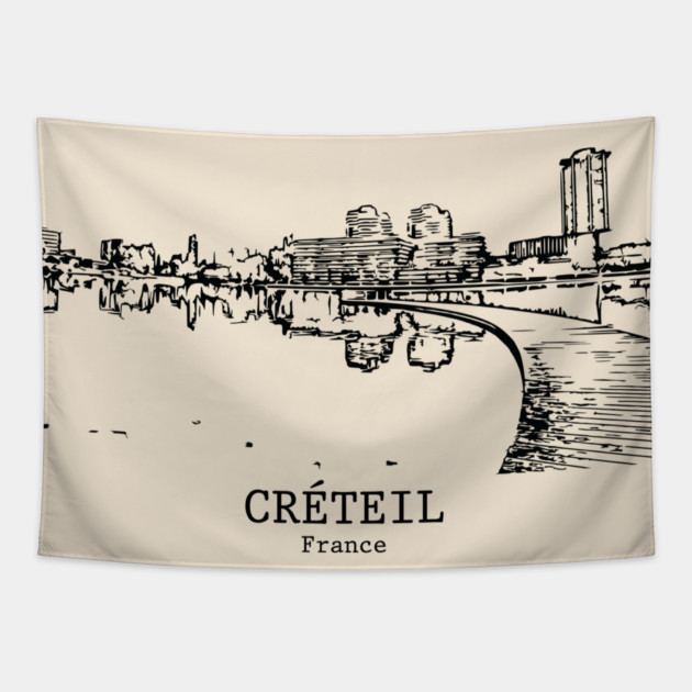 Créteil - France Tapestry by Lakeric