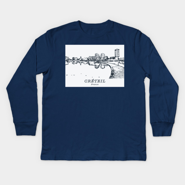 Créteil - France Kids Long Sleeve T-Shirt by Lakeric