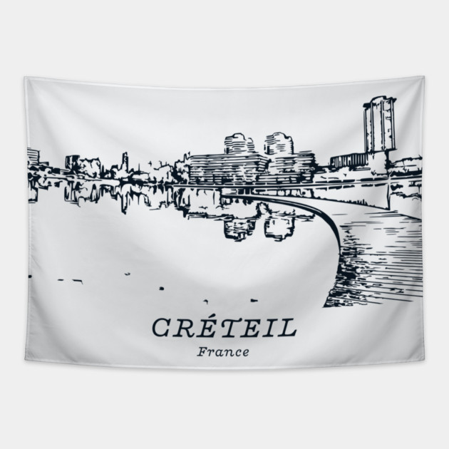 Créteil - France Tapestry by Lakeric